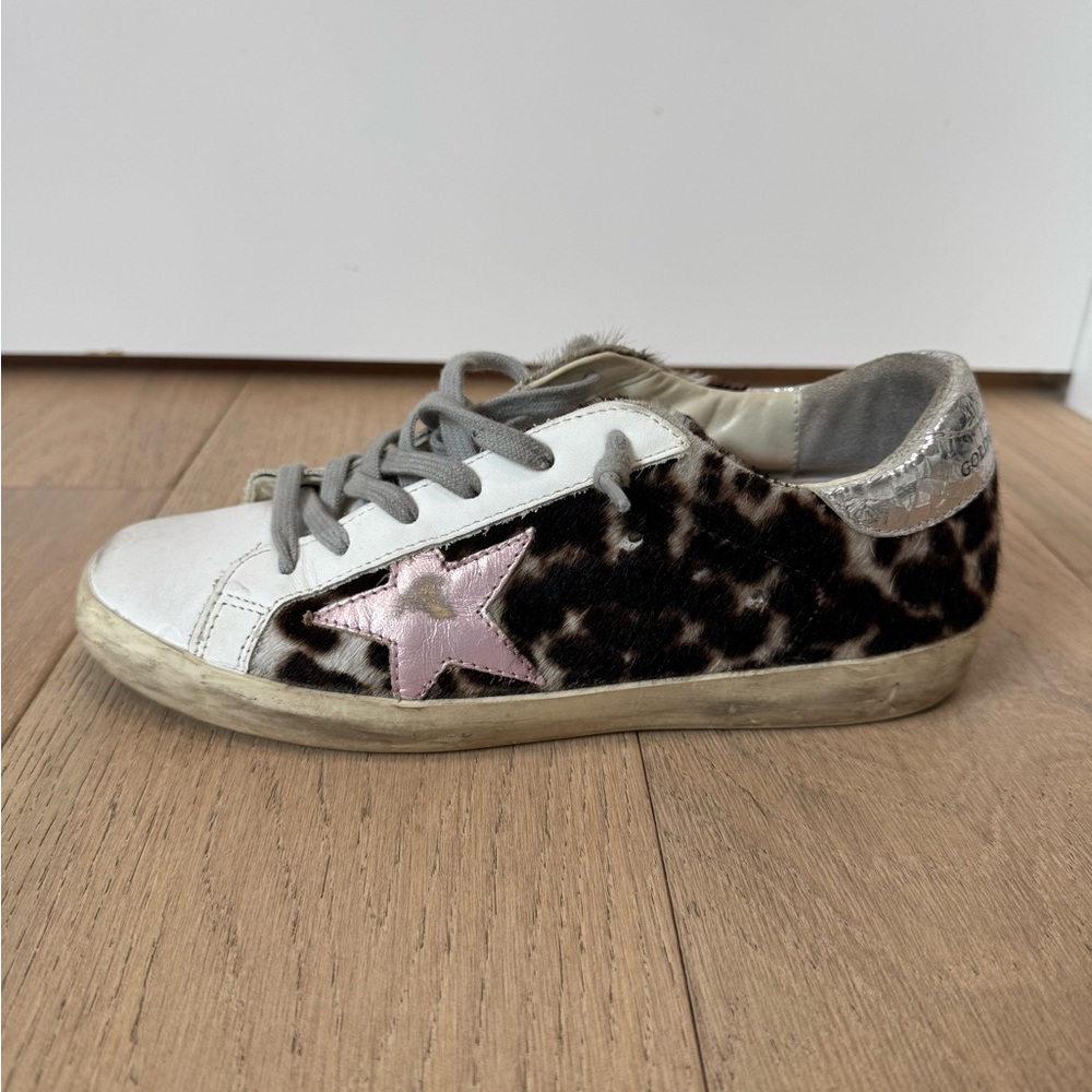 Golden Goose Leopard Star Sneakers - Picture 4 of 8